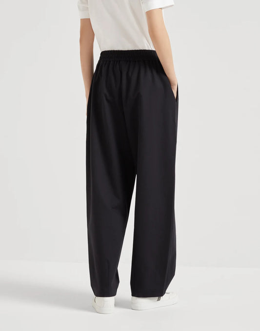 Couture interlock track trousers