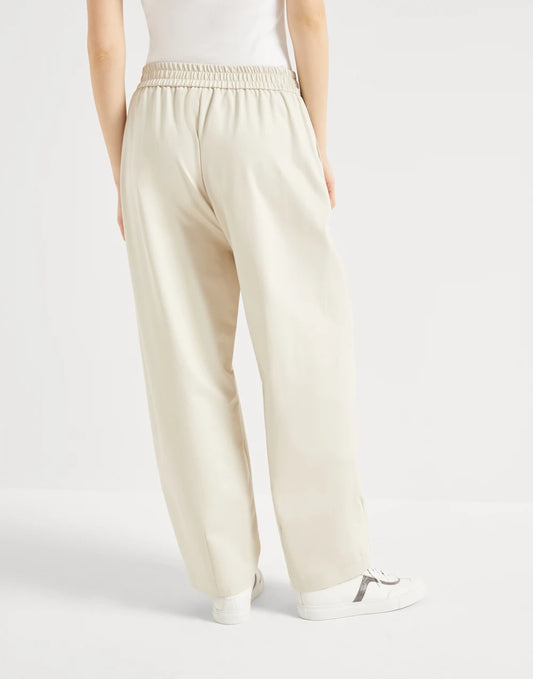 Couture interlock track trousers