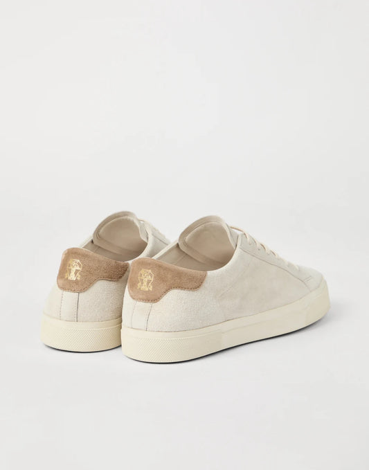 Suede sneakers