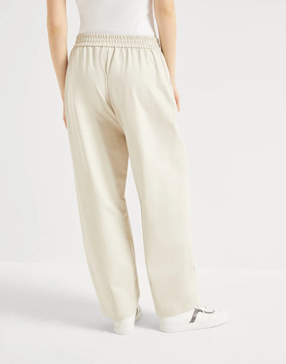 Couture interlock track trousers