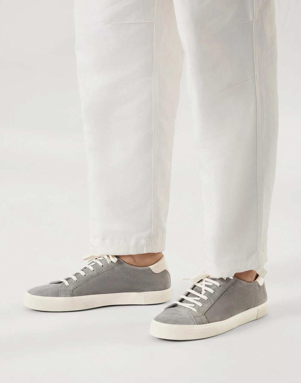 Suede sneakers