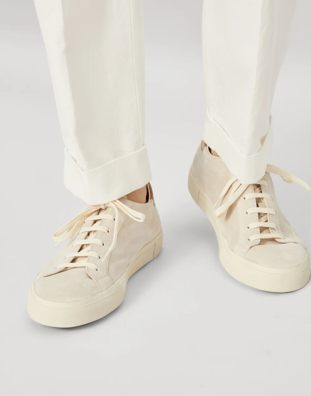 Suede sneakers