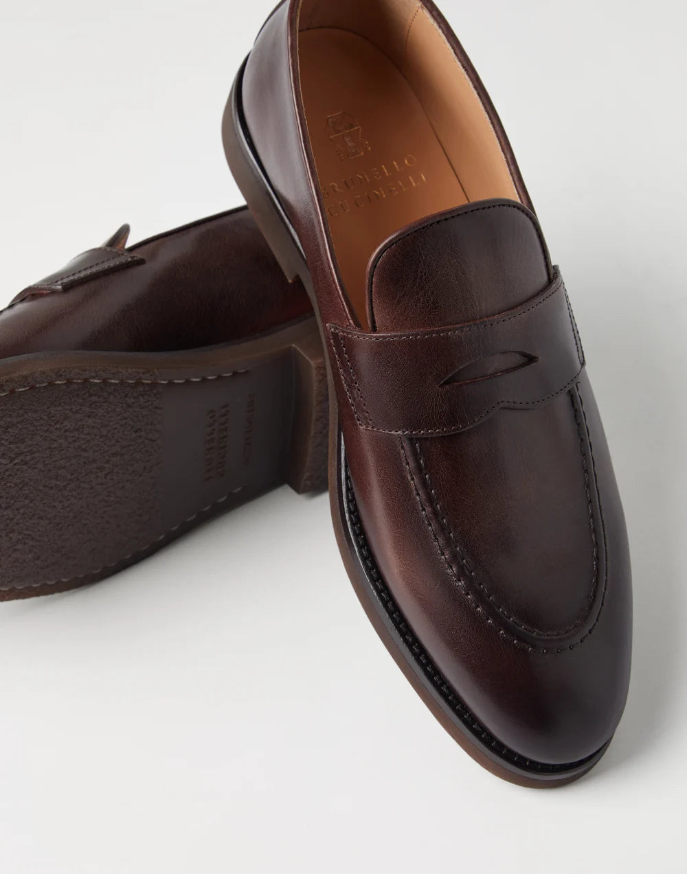 Calfskin penny loafers