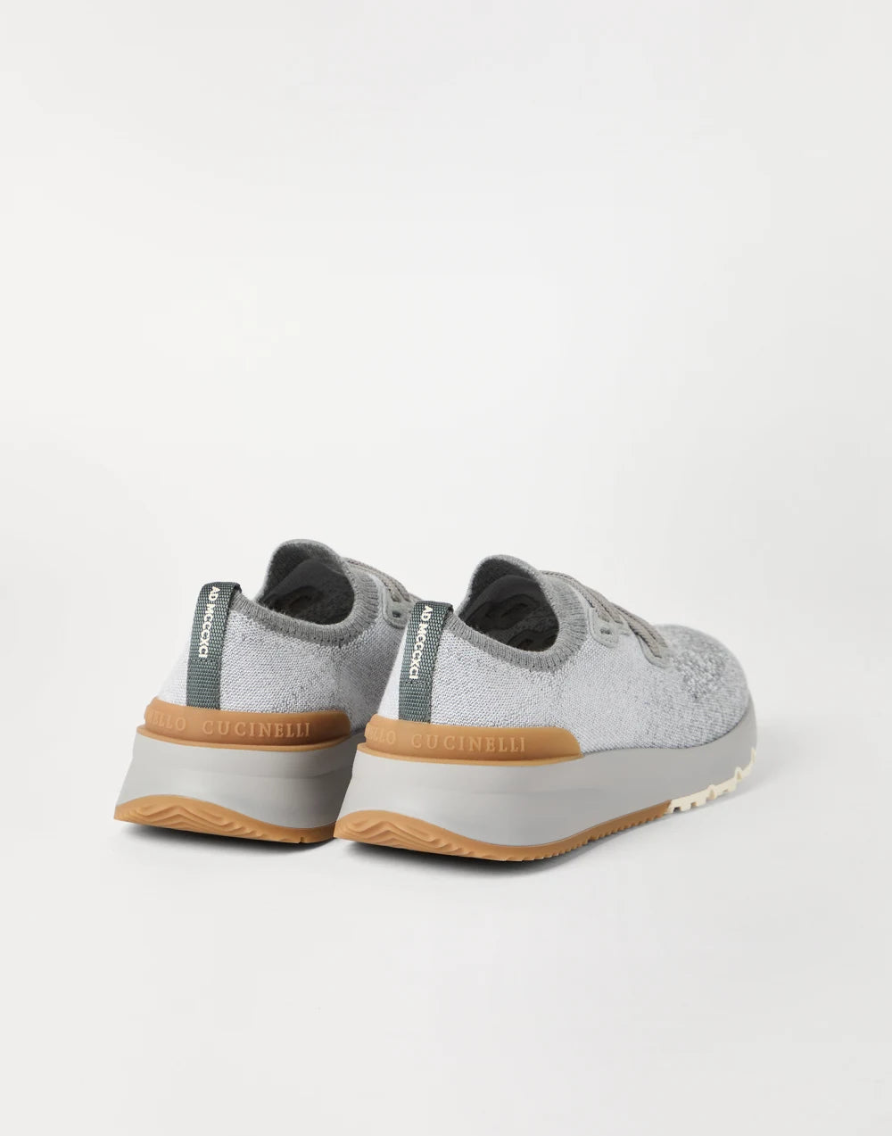 Cotton chiné knit runners